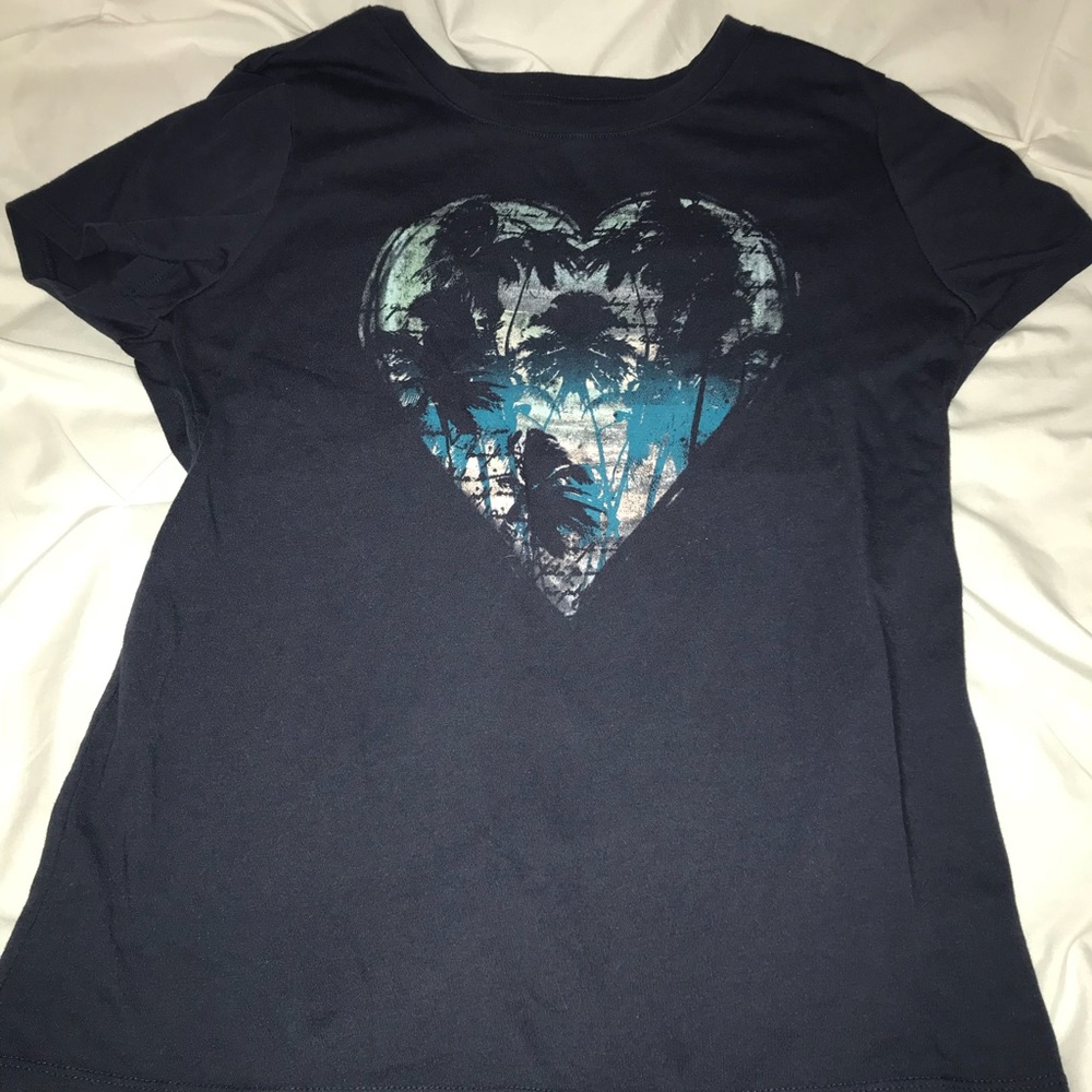 Tropical heart tee